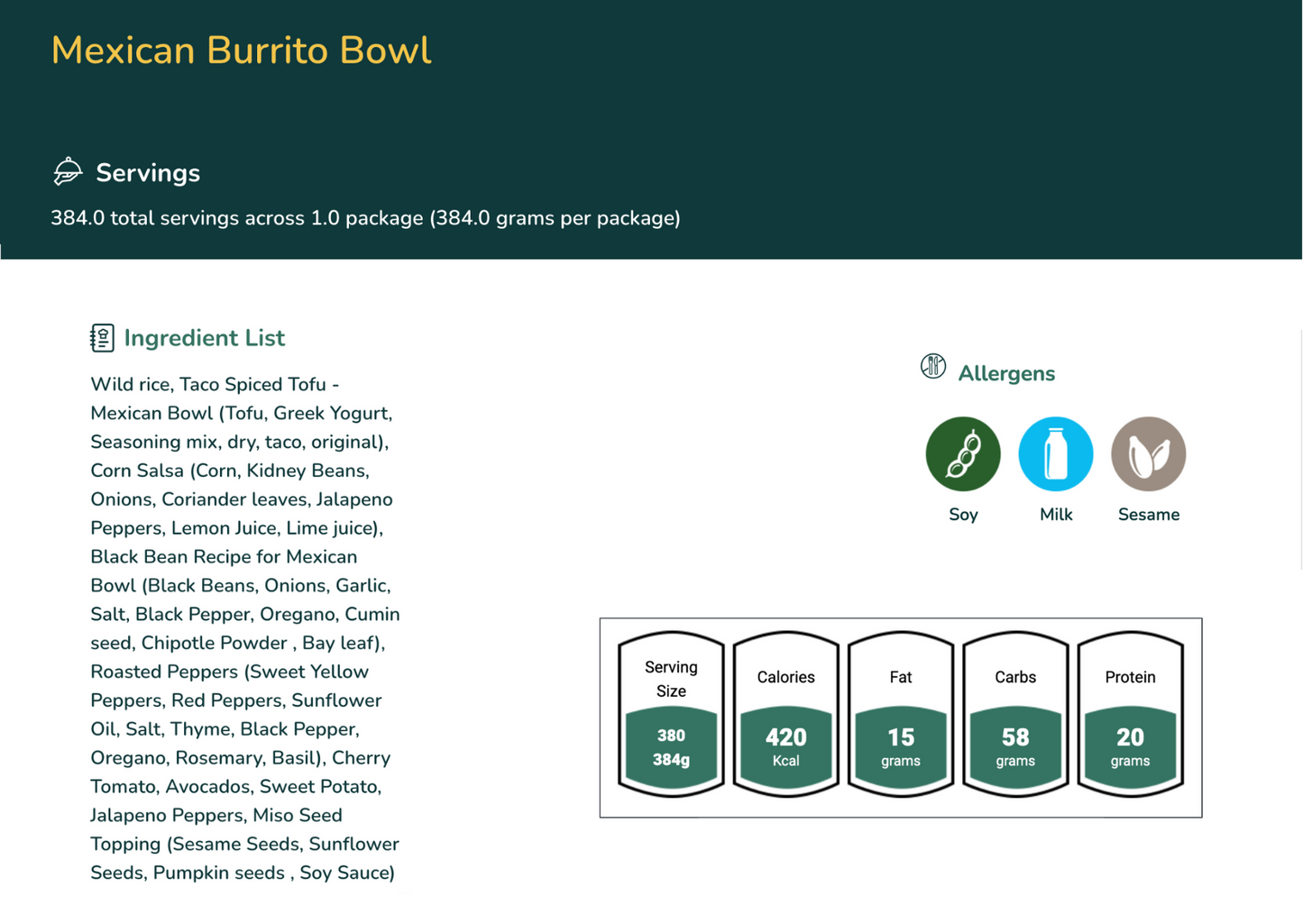 Mexican Burrito Bowl - COMING SOON