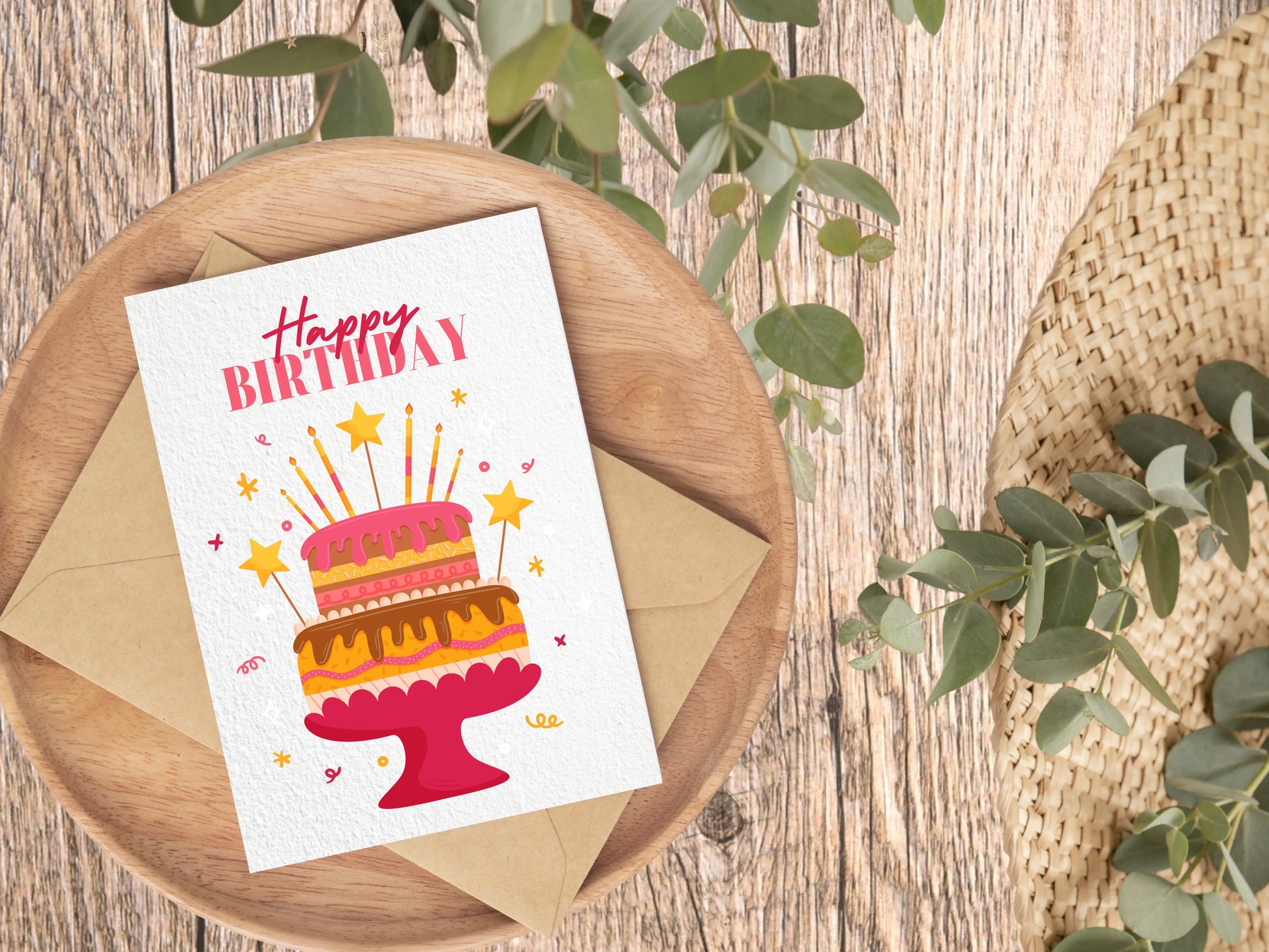 Personalized Seed Paper Birthday Card for a Sustainable Celebration Econua