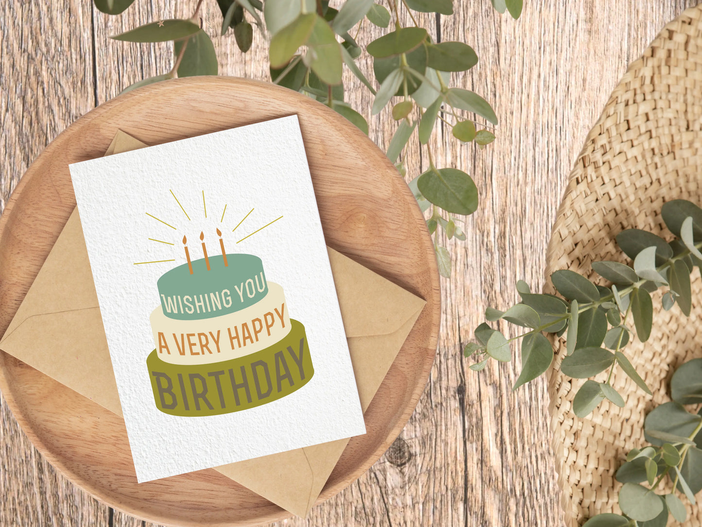 Personalized Seed Paper Birthday Card for a Sustainable Celebration Econua