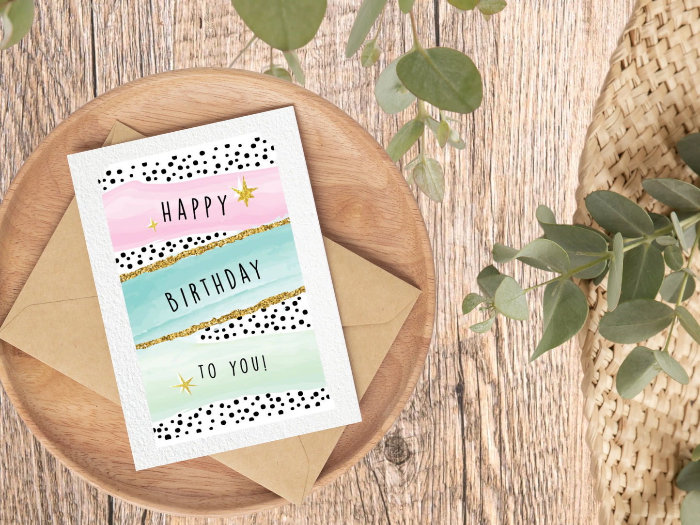 Personalized Seed Paper Birthday Card for a Sustainable Celebration Econua