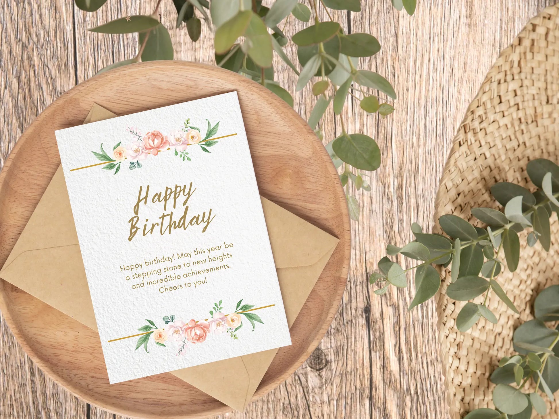 Personalized Seed Paper Birthday Card for a Sustainable Celebration Econua