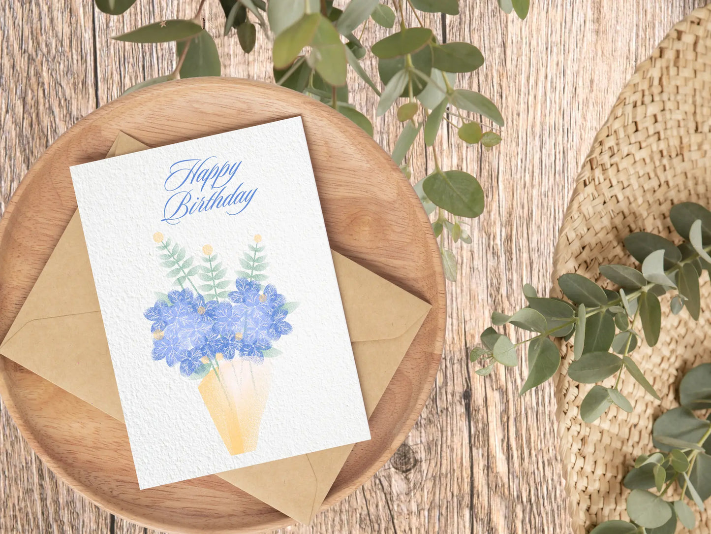 Personalized Seed Paper Birthday Card for a Sustainable Celebration Econua