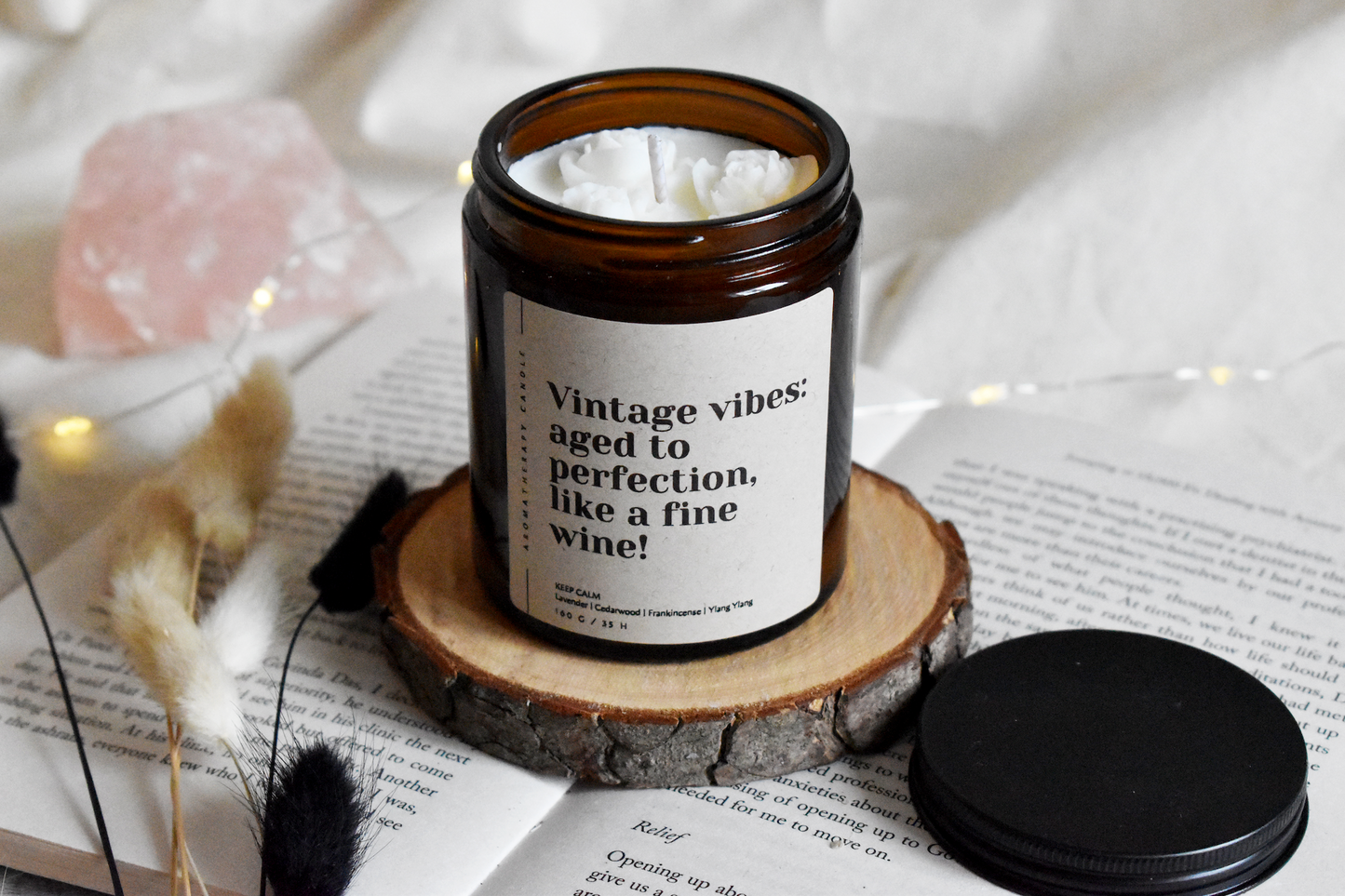 Nr.17 - Funny Birthday Candle: Vintage Vibes: aged to perfection...