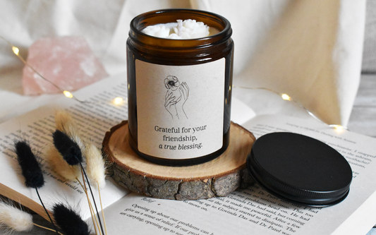 Nr.8 - Friendship Candle - Grateful for your friendship... - Gift for Friend